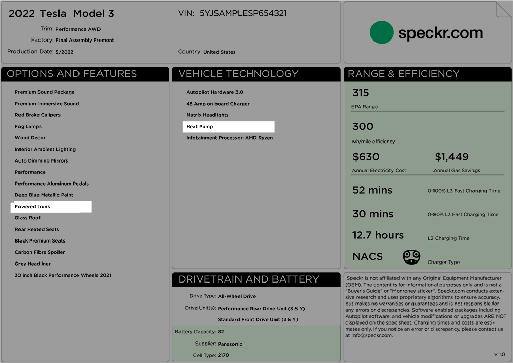 Tesla heat pump reference image